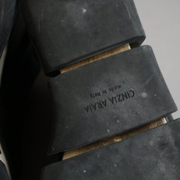 CINZIA ARAIA goth zipper wooden wedge sandals - Picture 7 of 8